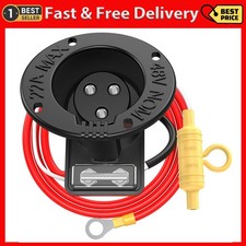 Golf Cart Charger Cord Plug Charger Receptacle for Club Car 48V Models