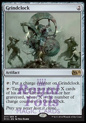 Grindclock 1x FOIL MTG M15 Core Set Rare MINT artifact
