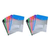 Ordner Mit Taschenorganizer, 12Er-Pack Erweiterbare Ordner, PlastikumschläG9618