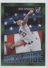 2018 Panini Donruss American Pride Green 7/25 Nick Sprengel #AP21 0bt4