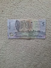 1995 Australia $ 5  Five Dollars Banknote - AA98 Prefix - Circulated