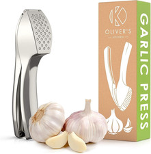 &reg; Premium Garlic Press - Effortless Use and Easy Cleaning