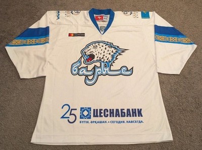 Lutch KHL Barys Astana HC Hockey Club Kazakhstan Jersey Made in Russia Men's 46