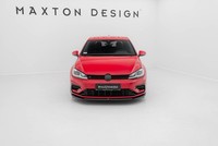 Maxton Design Frontlippe V.6 Passend FüR VW Golf R / R-Line Mk7 FL Schwarz Hochg