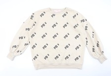 Missguided Womens Beige Polyester Pullover Sweatshirt Size 6 Pullover - Play