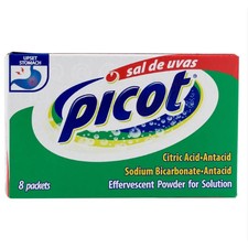 Picot Sal De Uvas Antacid Powder 8ct- 2 pack