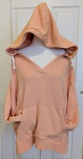 American Eagle Women's Coral Color Oversized Hoodie Size Medium