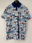 Original Penguin Mens Bright White Golf Polo Shirt Size Medium /35280
