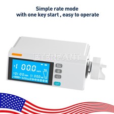 Syringe Pump Precise Control for Medical/Lab Use Touch Screen Stackable Design