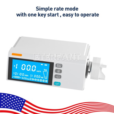 #ad Medical Lab Use Syringe Pump 4.3 Inch Color Touch Screen Stackable Design $264.03