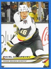 2025-26 Upper Deck Series 1 Hockey Base Pavel Dorofeyev #183 Golden Knights
