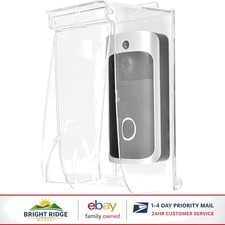 Protective Cover for Outdoor Doorbells and Keypads with Dust and Rain Shielding