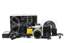 Pentax K-01 16.28MP Mirrorless Digital SLR Camera Lens kit Yellow From Japan