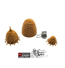 Haystacks - King and Country - Printable Scenery Terrain Wargaming D D DnD 10mm