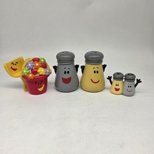 Blues Clues Mr Salt Mrs Pepper Maracas 1999 Bucket Mini Salt Pepper