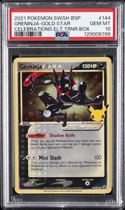 Greninja Gold Star SWSH144 (Celebrations Promo)