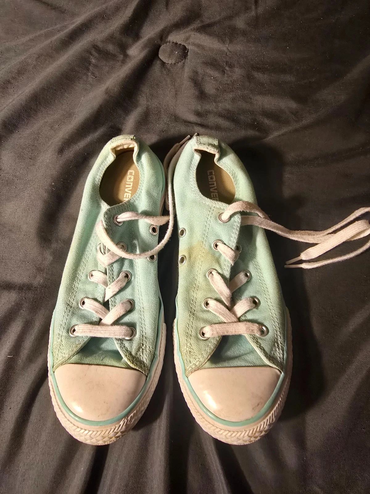 Scarpe sneakers Chucks Teal Converse All Stars Teal per ragazze taglia 4 Chuck Taylors