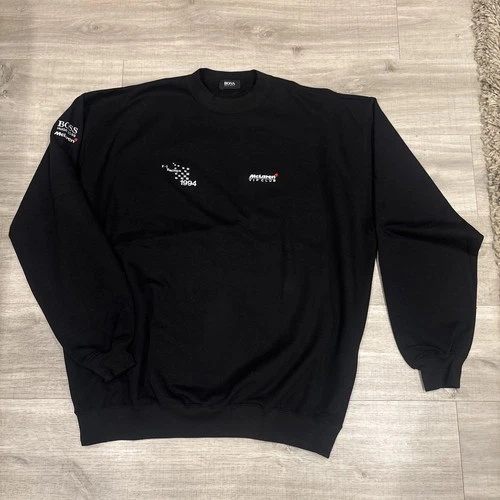 Vintage 1994 Mclaren Mercedes Genuine Hugo Boss Sweatshirt Top Size XXL