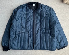 RefrigiWear Jacket Size 2XL Softshell Insulated Lined Blue Vintage