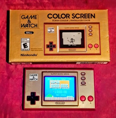 Nintendo Super Mario Bros Electronic Handheld Game and Watch  ** NEW** NIB 