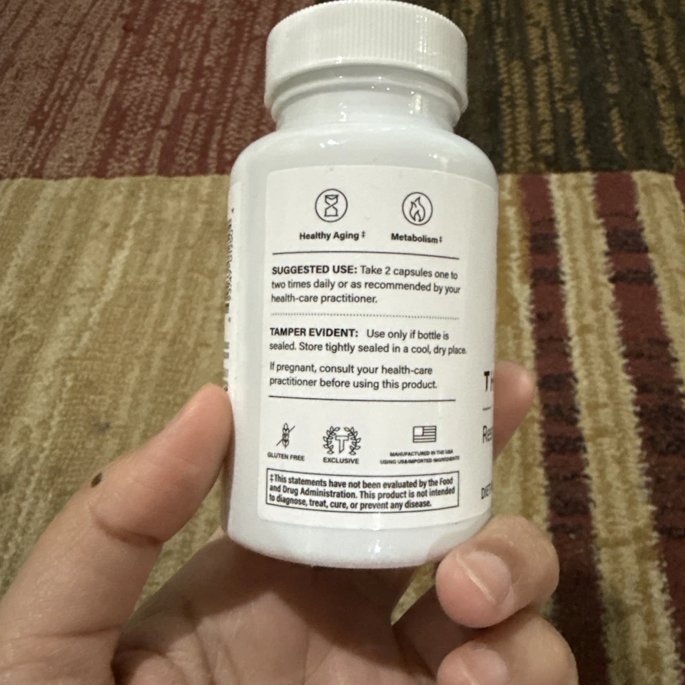 Suplemento dietético THORNE ResveraCel - 60 cápsulas - caducidad: 27/06 nuevo/sellado Foto 3 de 3