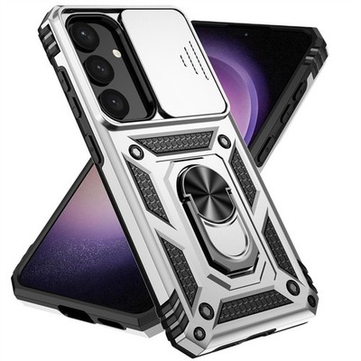 Handyhülle für Samsung S25 Plus S24FE S25 S24 S23 S22 S21 Ring Luxury Back Case