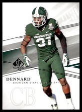 2014 SP Authentic Darqueze Dennard Rookie Michigan State Spartans #12