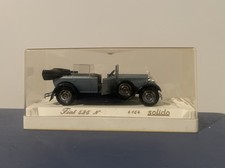 Modellino vintage Solido 1929 Fiat 525N 1/43 pressofuso #4154 con vetrina