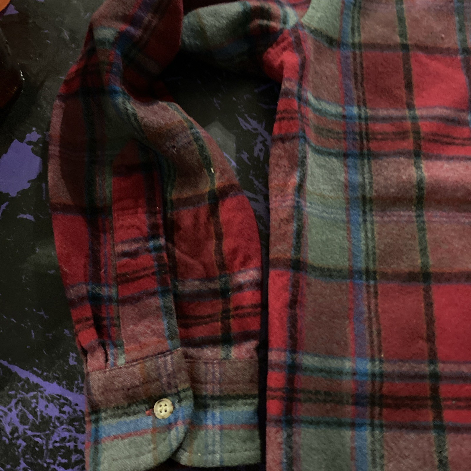 Pendleton Wool Button Down Pants Laid Long Sleev … - image 12