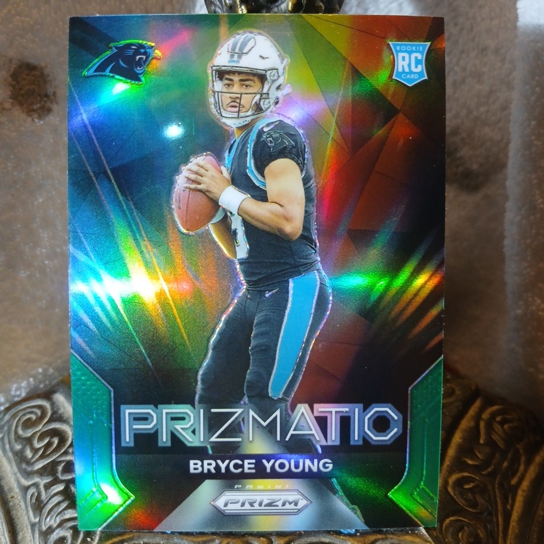 2023 Panini Prizm - Prizmatic Bryce Young #4 Green Ice Prizm (RC)