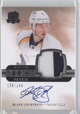 2011-12 Upper Deck The Cup Rookie 159/249 Blake Geoffrion #127 Patch Auto 0c3