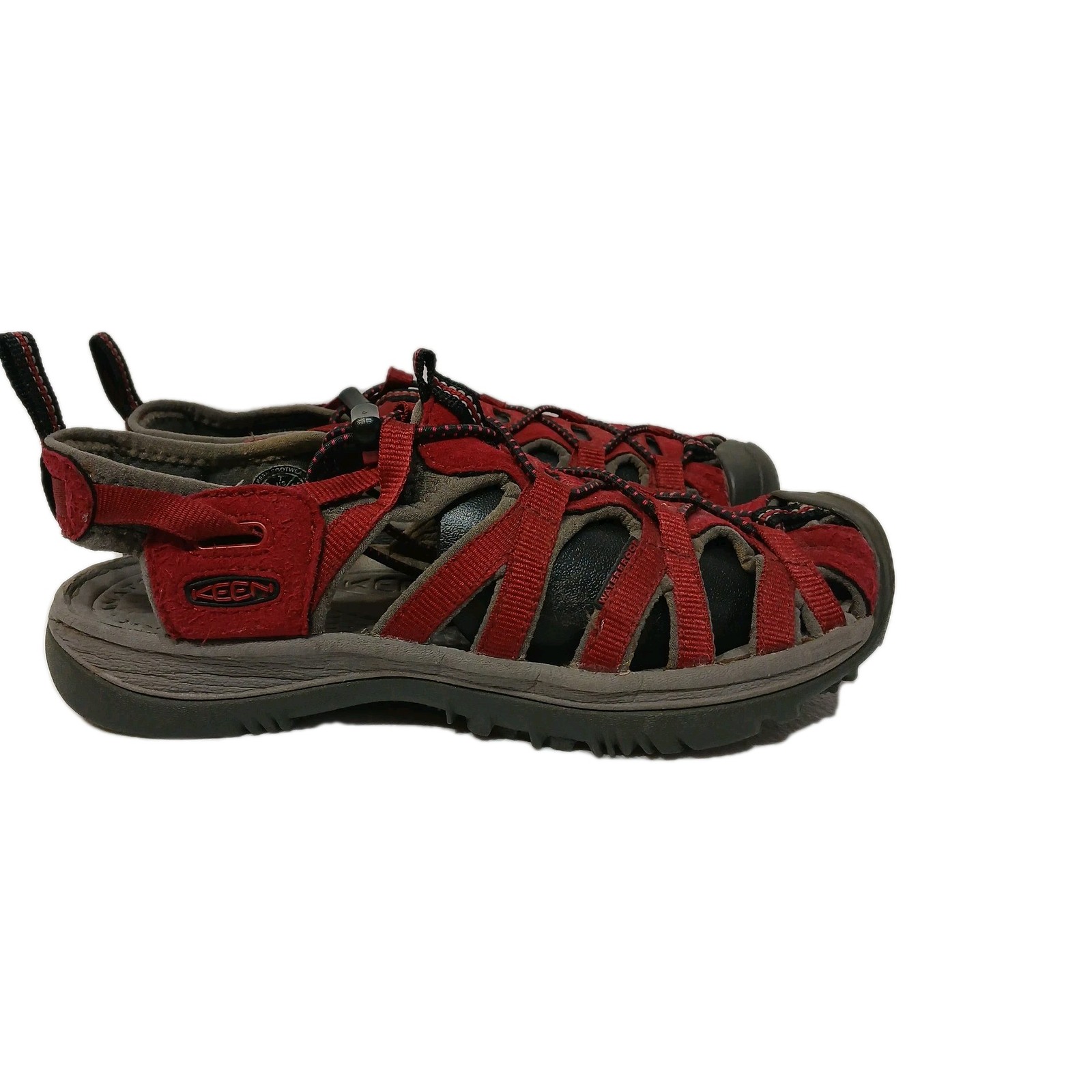 KEEN Whisper sandalo da donna rosso marrone per escursionismo in acqua taglia 7