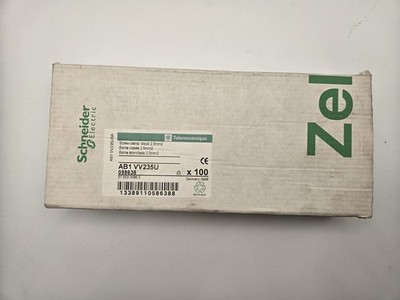 TELEMECANIQUE BOX OF 100 2.5mm2 SCREW CLAMP TERMINAL BLOCKS AB1VV235U 