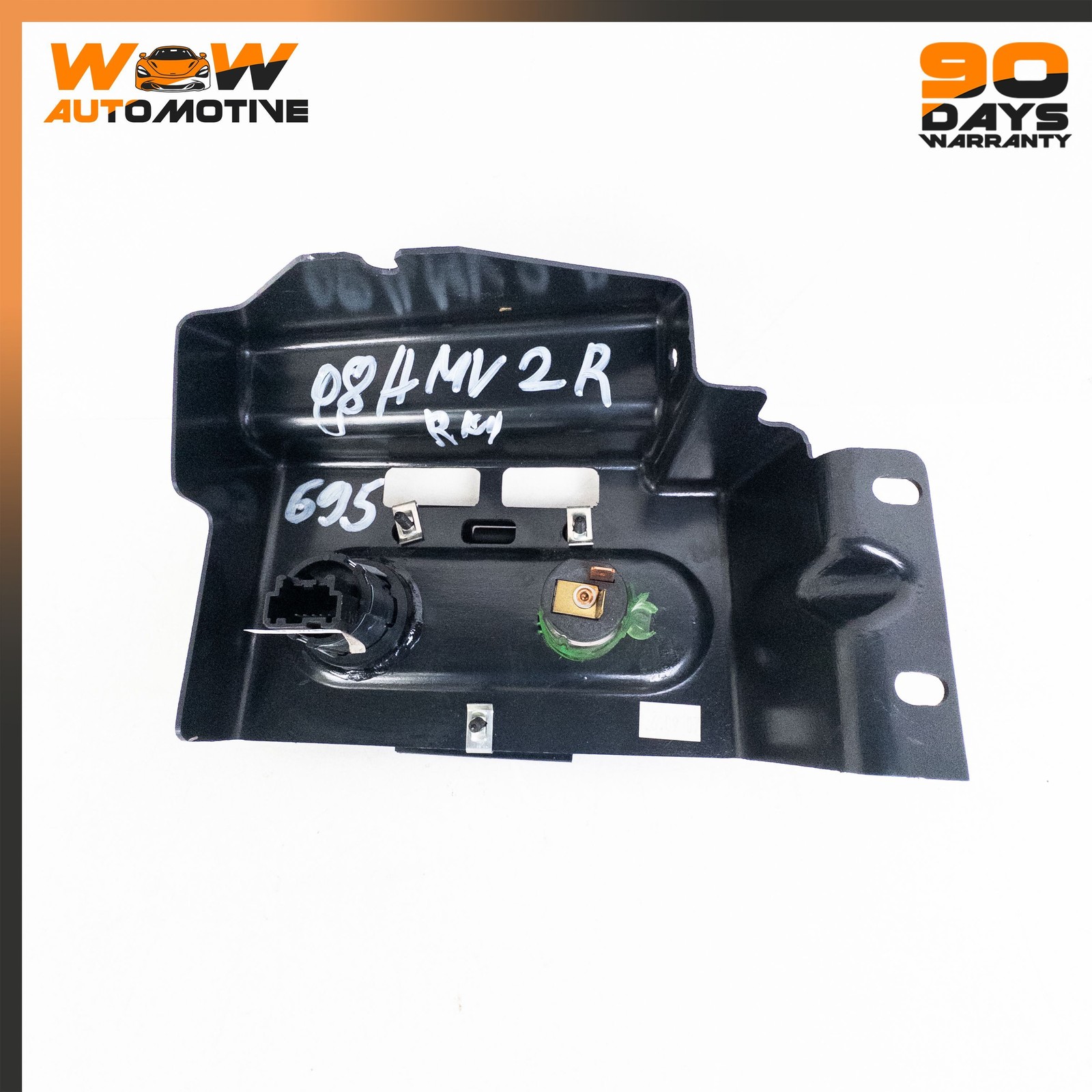 06-16 ASTON MARTIN V8 VANTAGE TRUNK QUARTER PANEL TRIM OUTLET SWITCH PLATE OEM