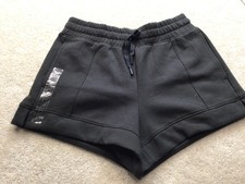 DSG Shorts Girls Medium 10-12 Black Sport Fleece Mid-Rise Athletic Gym Running