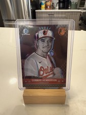 2025 Bowman Chrome Gunnar Henderson Ascensions BLACK /10 Case Hit SSP Orioles SP