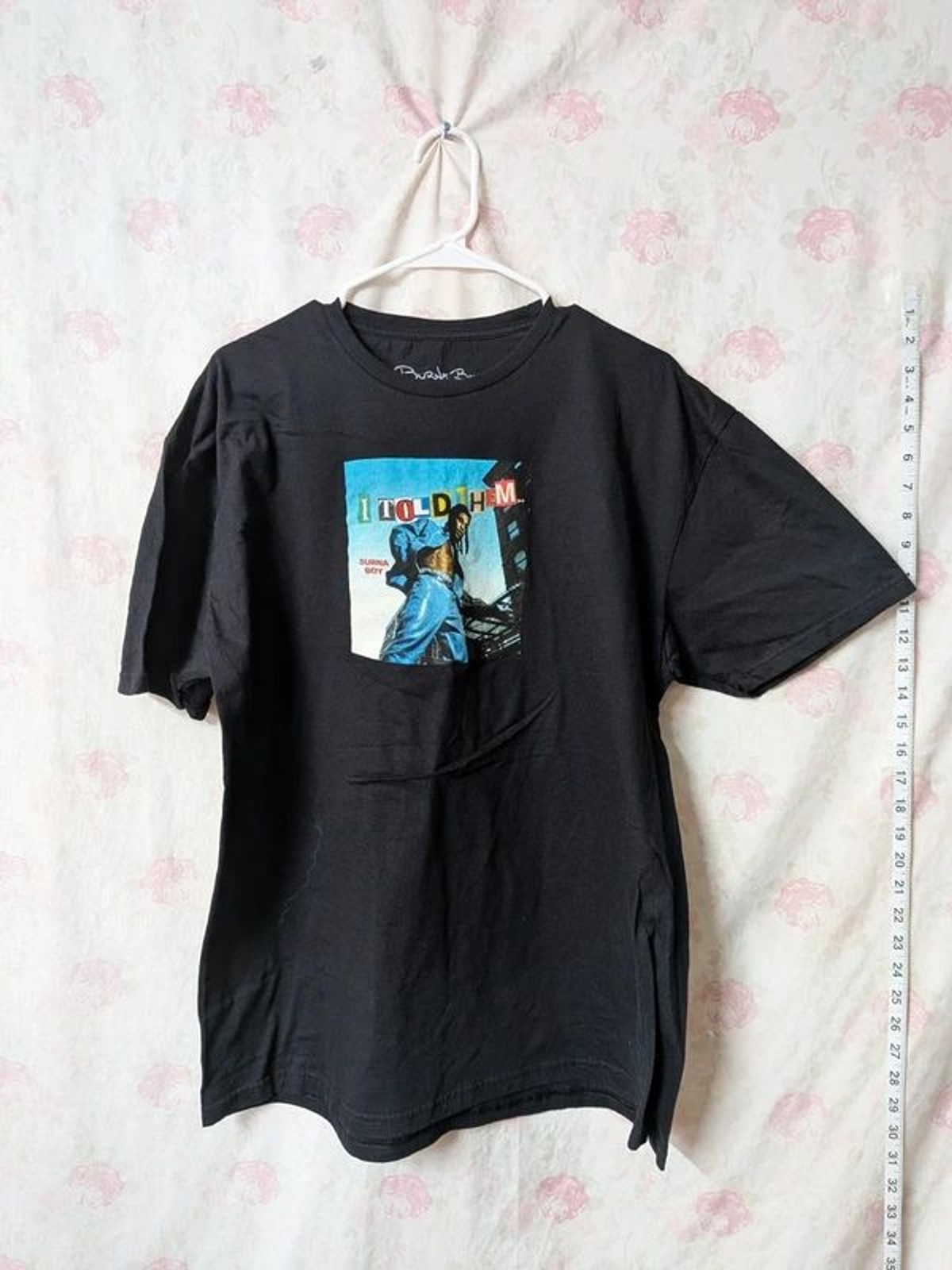 XL Official Burna Boy Graphic Tee Black A199