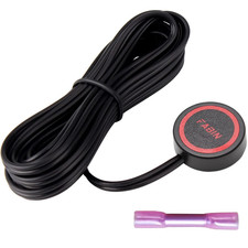 Horn Push Button with Quick Connector, Momentary Switch with 3 Meters Wire, roun