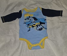 3-6 Months Batman one piece long sleeved. Good condition. A8 