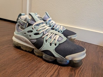 Nice Nike Air VaporMax D/MS/X Light Aqua Midnight Navy AT8179-500 Mens Sz 11 
