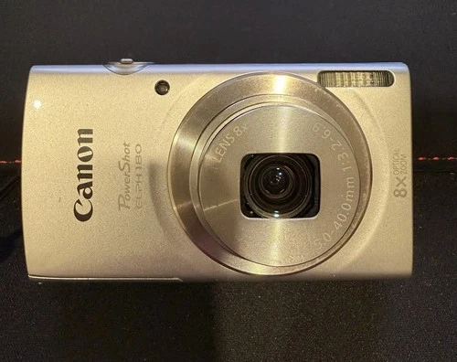 Canon PowerShot ELPH 180 20MP Digital Cam - Silver (No SD Card) FREE SHIPPING - product listing photo