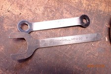 VINTAGE PORTER CABLE ROCKWELL BLADE BOLT & HOLDER WRENCH FOR OLDER CIRCULAR SAWS