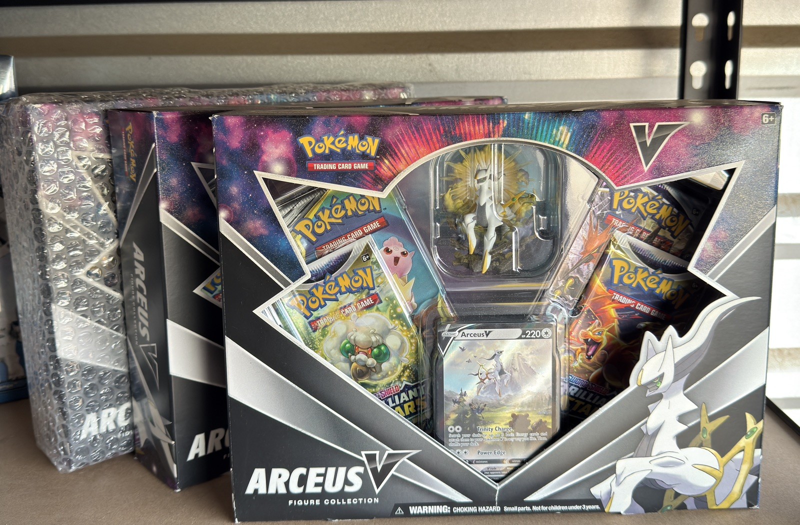 Pokémon Arceus V Figure Collection Box New Sealed Includes 1 Cosmic Eclipse Pack