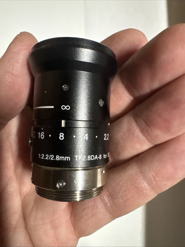 Genuine Fujinon TF2.8DA-8 C-3CCD Camera Lens M2 - Image 3 of 4