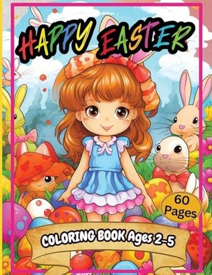 Happy Easter Coloring Book Ages 2-5: An Amazing Collect -  NEW Tobba 2024-03-25