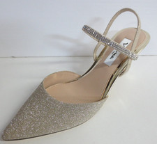 NINA Women's Billie Slingback Pumps - PLATINO - US 8M