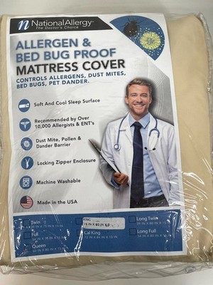 National Allergy Allergen & Bed Bug New Proof King Mattress Cover 78  x 80 