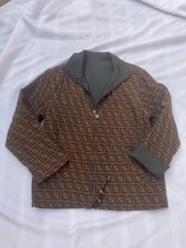 FENDI ZUCCA Reversible Jacket. STUNNING   