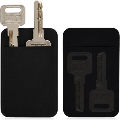 Slim Card Holder Sleeve - Ultra Thin Compact Credit Key Organizer with Big