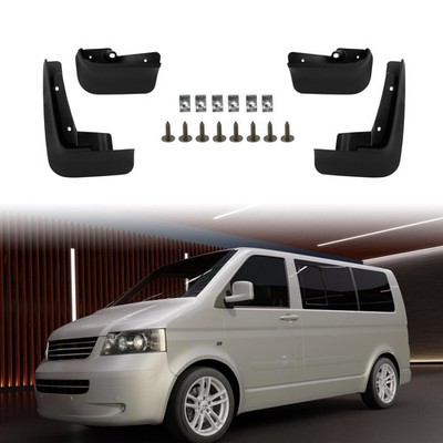 PSLER Mud Flaps for VW Transporter T5 T6 Caravelle Multivan 2008-2020 clear 